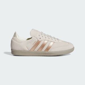 Adidas Samba OG in Off-white and Copper Metallic